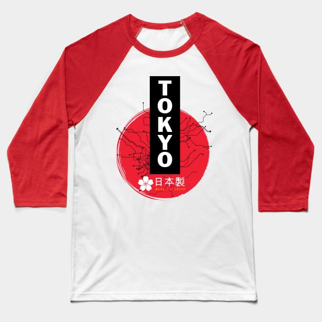 tokyo Baseball T-Shirt by j__e